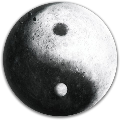 Yin Yang Moon