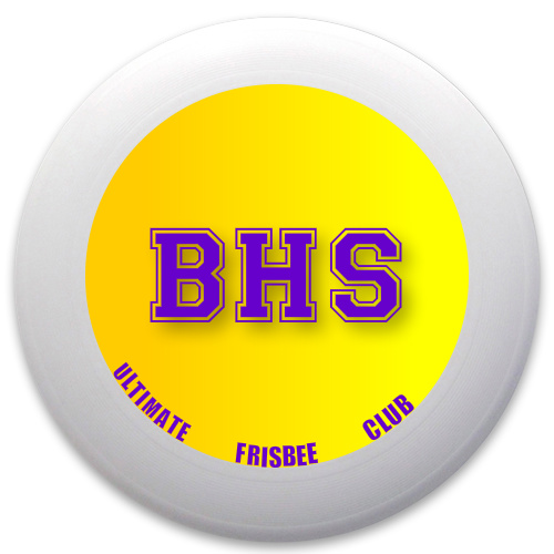 BHS Ultimate Frisbee Club Custom Di